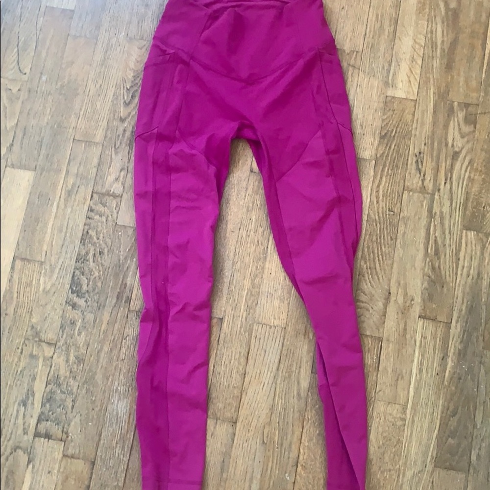 Pink lululemon leggings